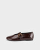 Dark Brown, Patent Leather