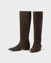 Dark Brown, Suede