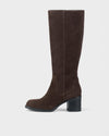 Dark Brown, Suede