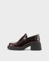 Dark Red, Polished Leather